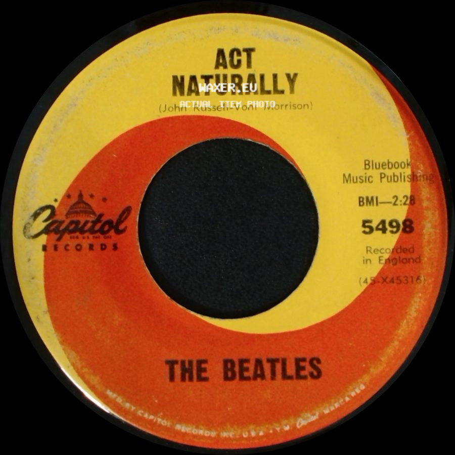 The Beatles - Act Naturally / Yesterday side A