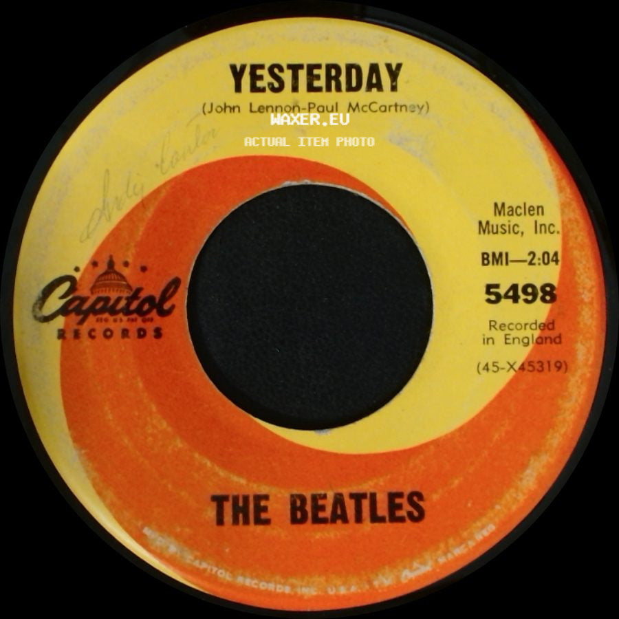 The Beatles - Act Naturally / Yesterday side B