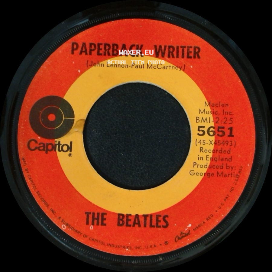 The Beatles - Paperback Writer / Rain side A