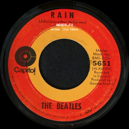The Beatles - Paperback Writer / Rain side B