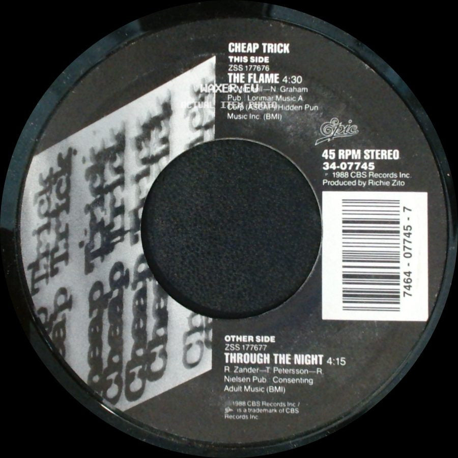 Cheap Trick - The Flame / Unknown Title B side A
