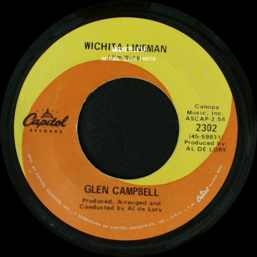 Glen Campbell - Wichita Lineman / Fate Of Man side A