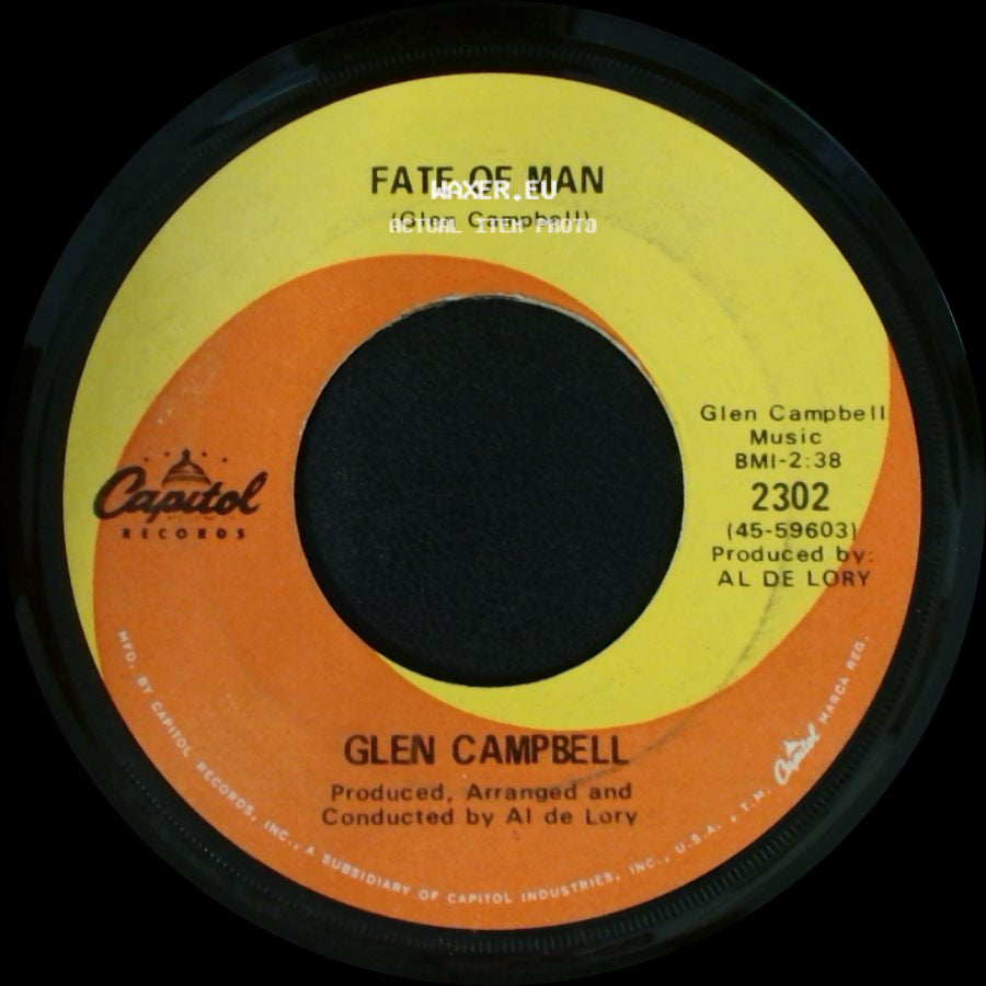Glen Campbell - Wichita Lineman / Fate Of Man side B
