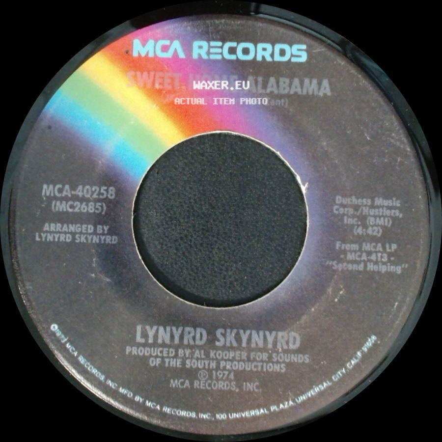 Lynyrd Skynyrd - Take Your Time / Sweet Home Alabama side B