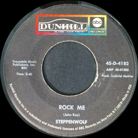 Steppenwolf - Rock Me / Jupiter Child side A