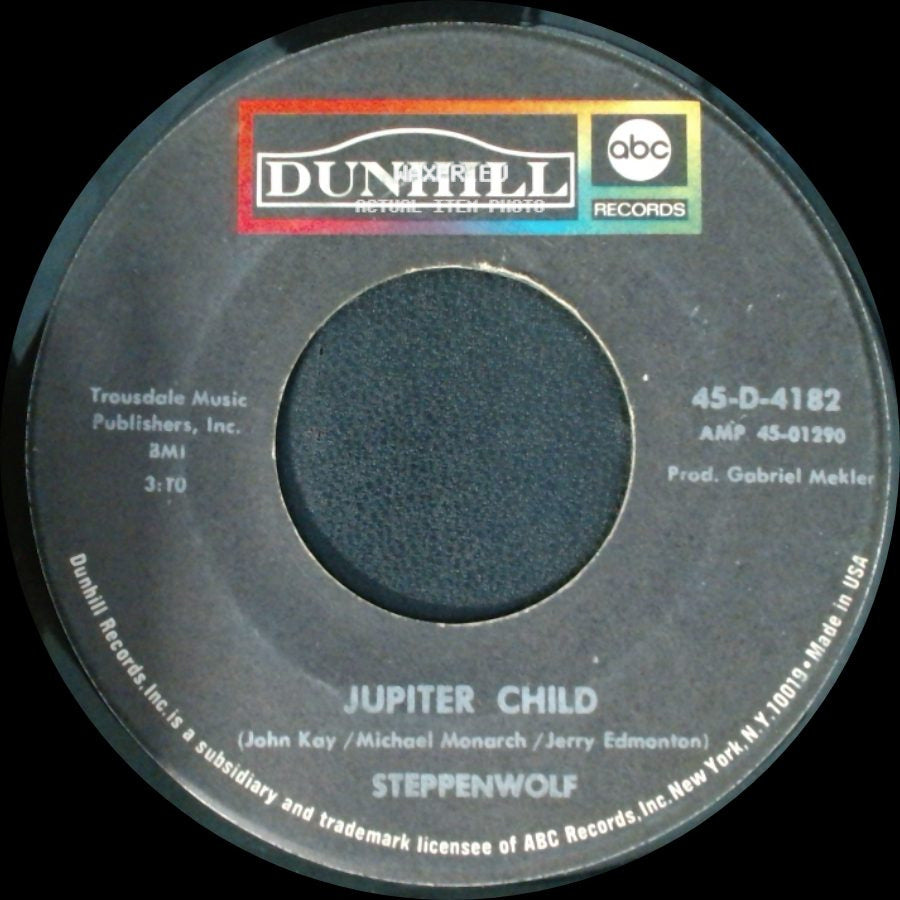 Steppenwolf - Rock Me / Jupiter Child side B