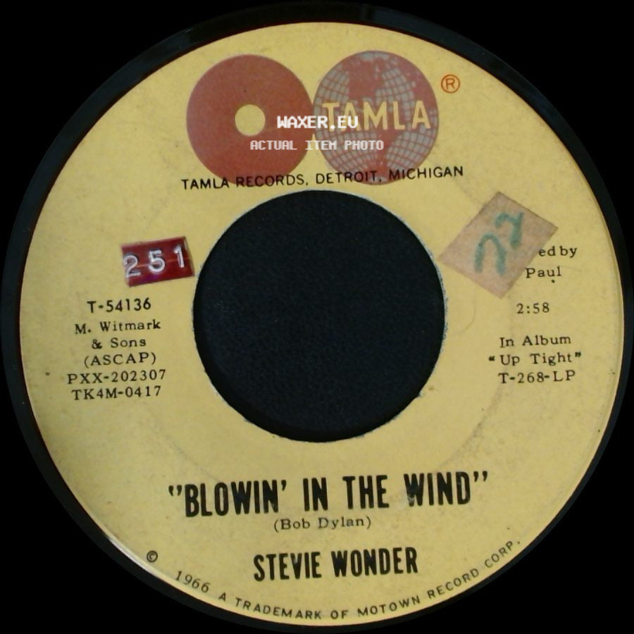 Stevie Wonder - Blowin' In The Wind / Ain't That Asking For Trouble side A
