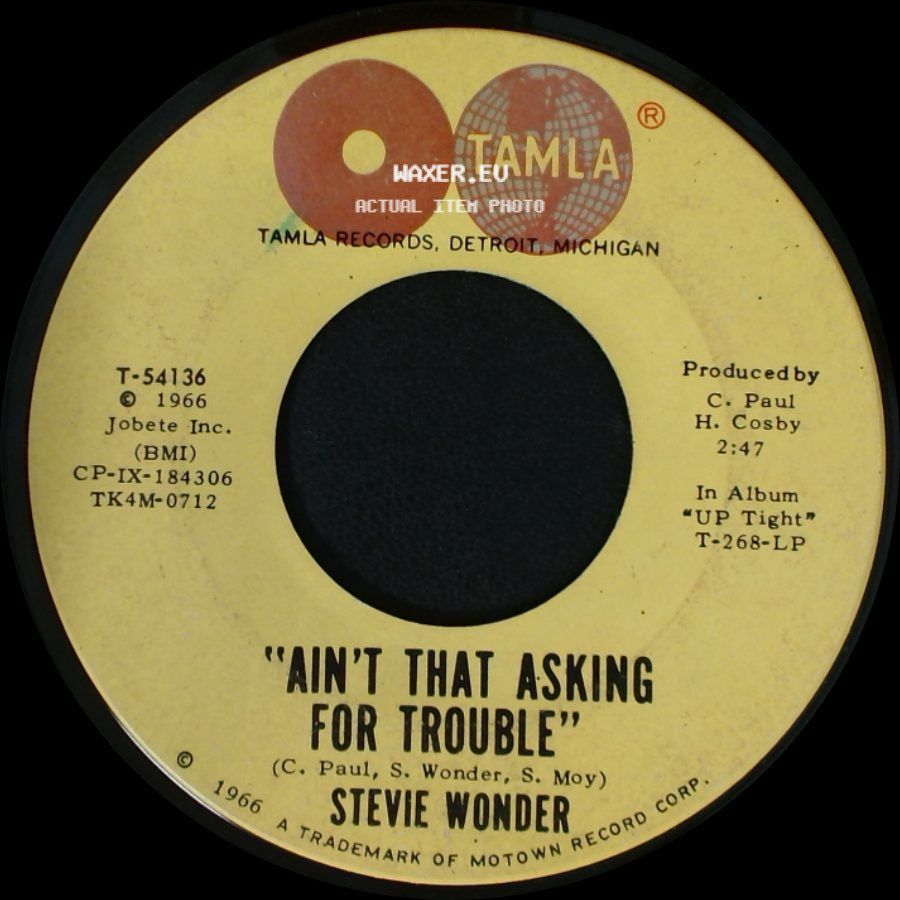Stevie Wonder - Blowin' In The Wind / Ain't That Asking For Trouble side B