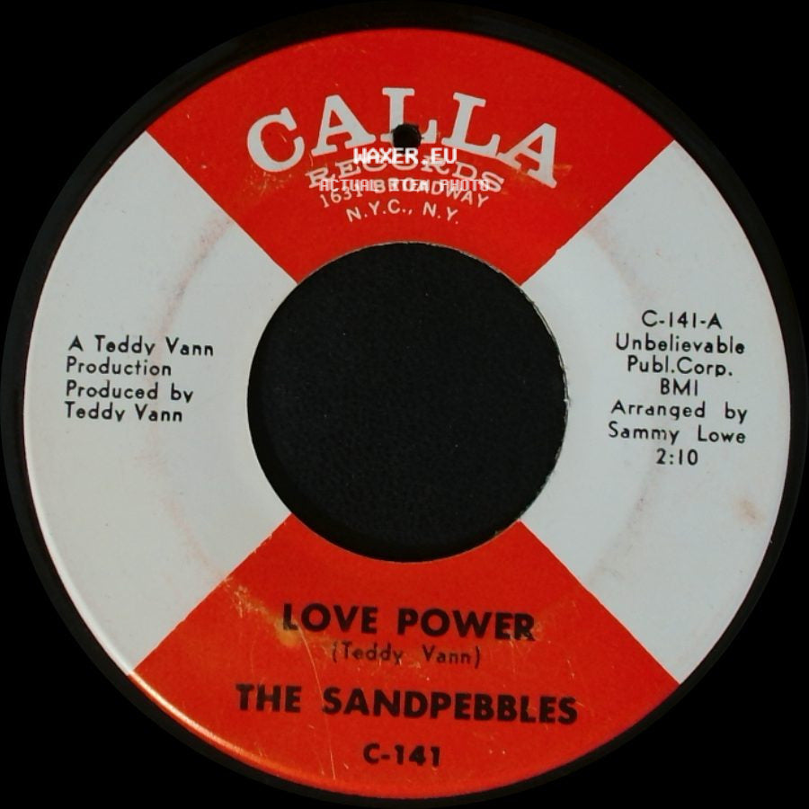 The Sandpebbles - Because Of Love / Love Power side B