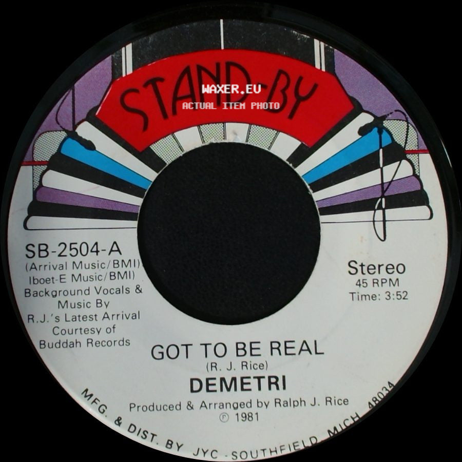 Demetri - Star / Got To Be Real side B