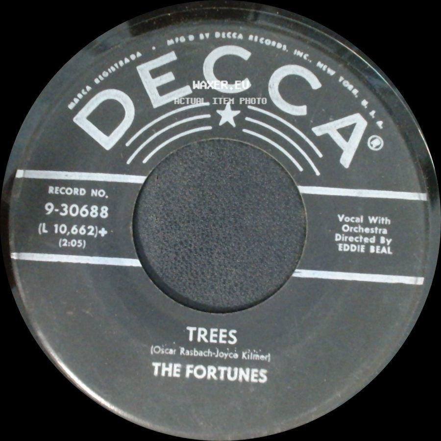 The Fortunes - Trees / How Clever Of You side A