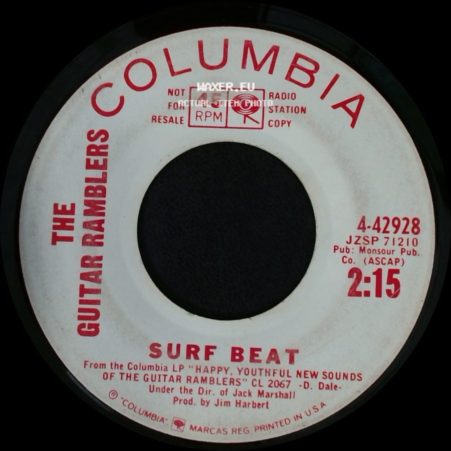 The Guitar Ramblers - Surf Beat / El Torito side A