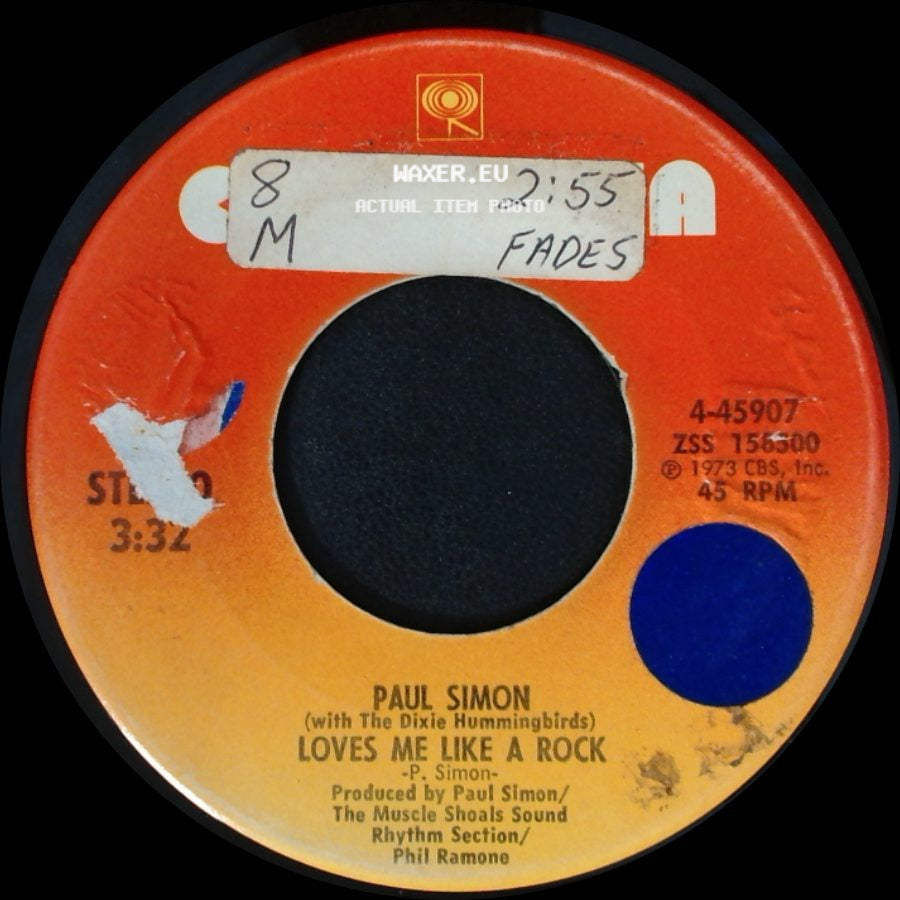 Paul Simon (With The Dixie Hummingbirds) - Loves Me Like A Rock / Learn How To Fall side A