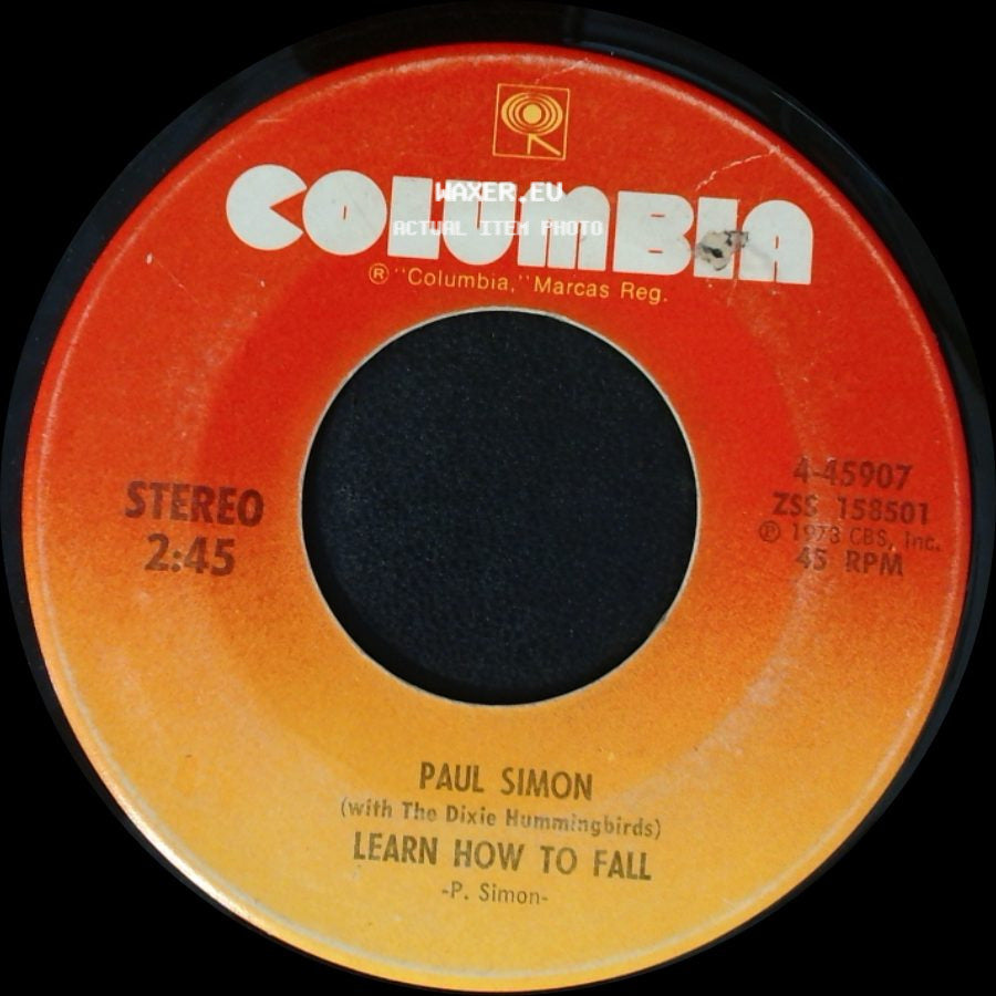 Paul Simon (With The Dixie Hummingbirds) - Loves Me Like A Rock / Learn How To Fall side B