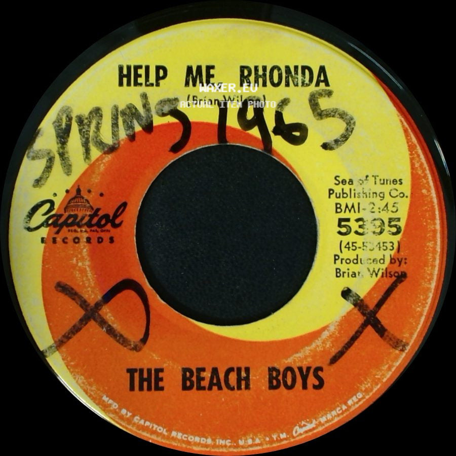 The Beach Boys - Kiss Me, Baby / Help Me, Rhonda (Brian Wilson) side B