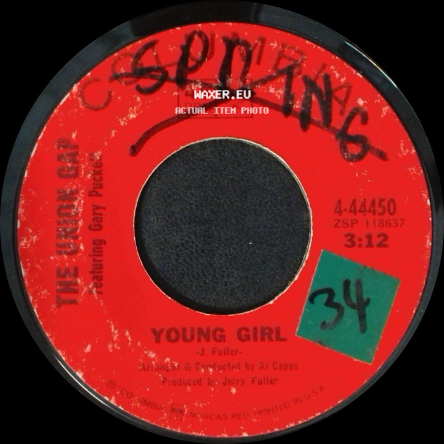 The Union Gap Featuring Gary Puckett - Young Girl / I'm Losing You side A