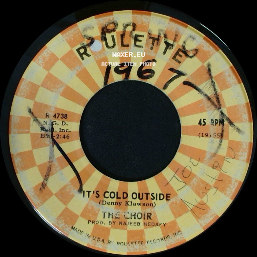The Choir - It's Cold Outside / I'm Going Home side A