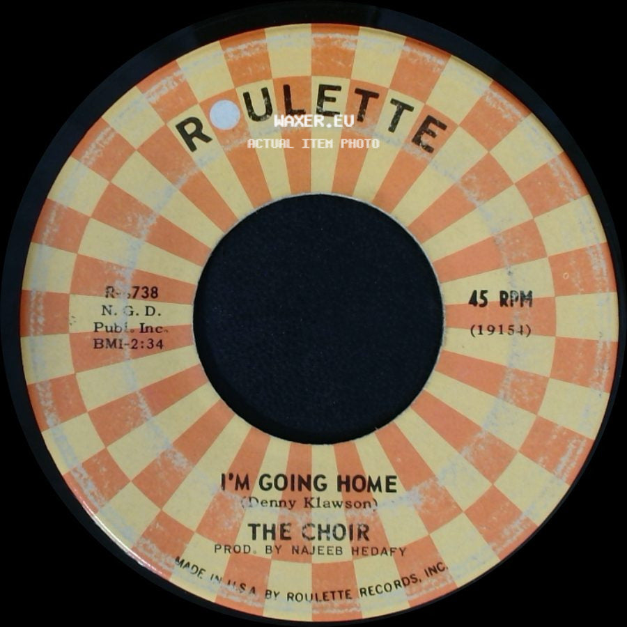 The Choir - It's Cold Outside / I'm Going Home side B