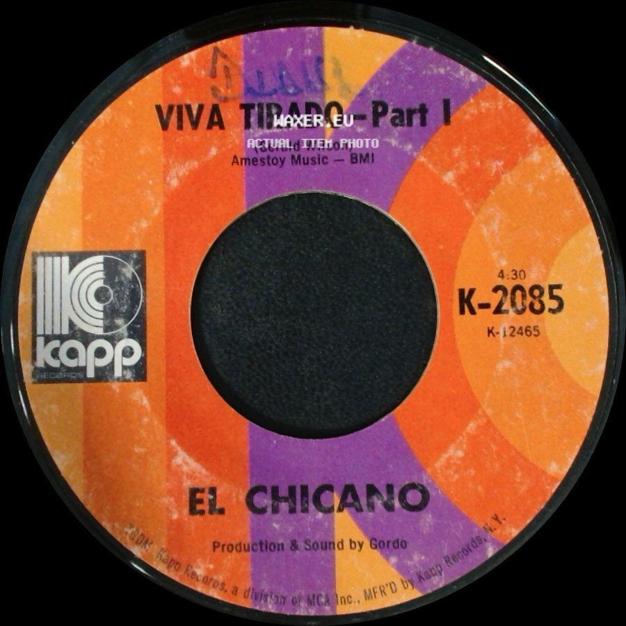 El Chicano - Viva Tirado - Part Ii / Viva Tirado - Part I side B