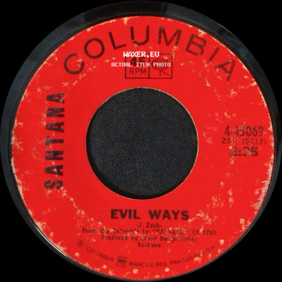 Santana - Waiting / Evil Ways side B