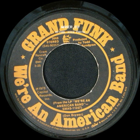 Grand Funk - Creepin' / We're An American Band side B