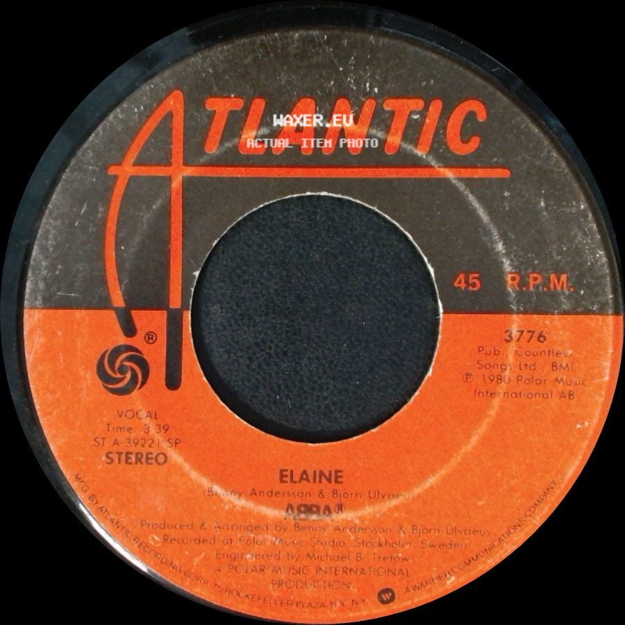 Abba - Elaine / The Winner Takes It All side A