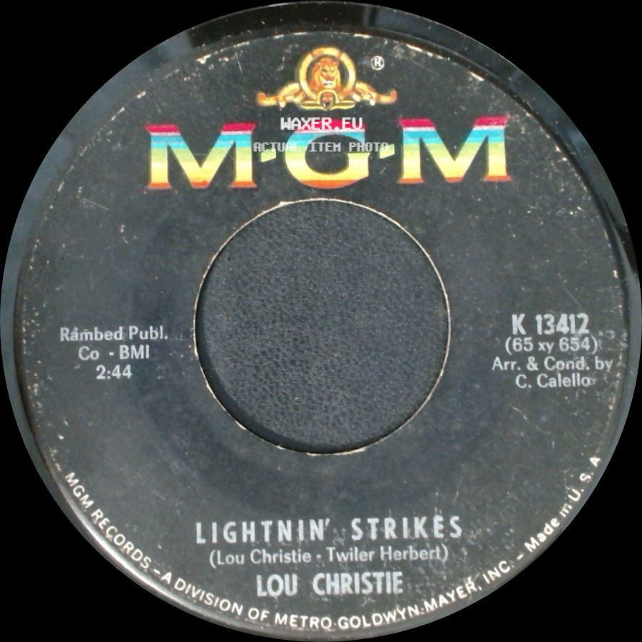Lou Christie - Lightnin' Strikes / Cryin' In The Streets side A