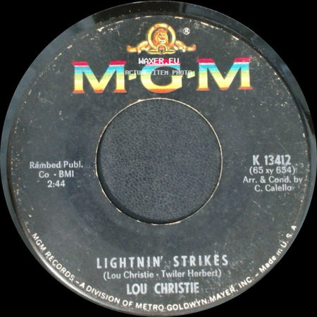 Lou Christie - Lightnin' Strikes / Cryin' In The Streets side A