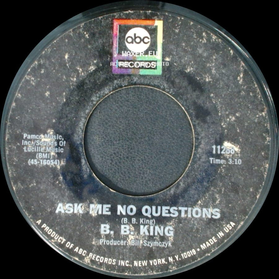 B. B. King - Hummingbird / Ask Me No Questions side B