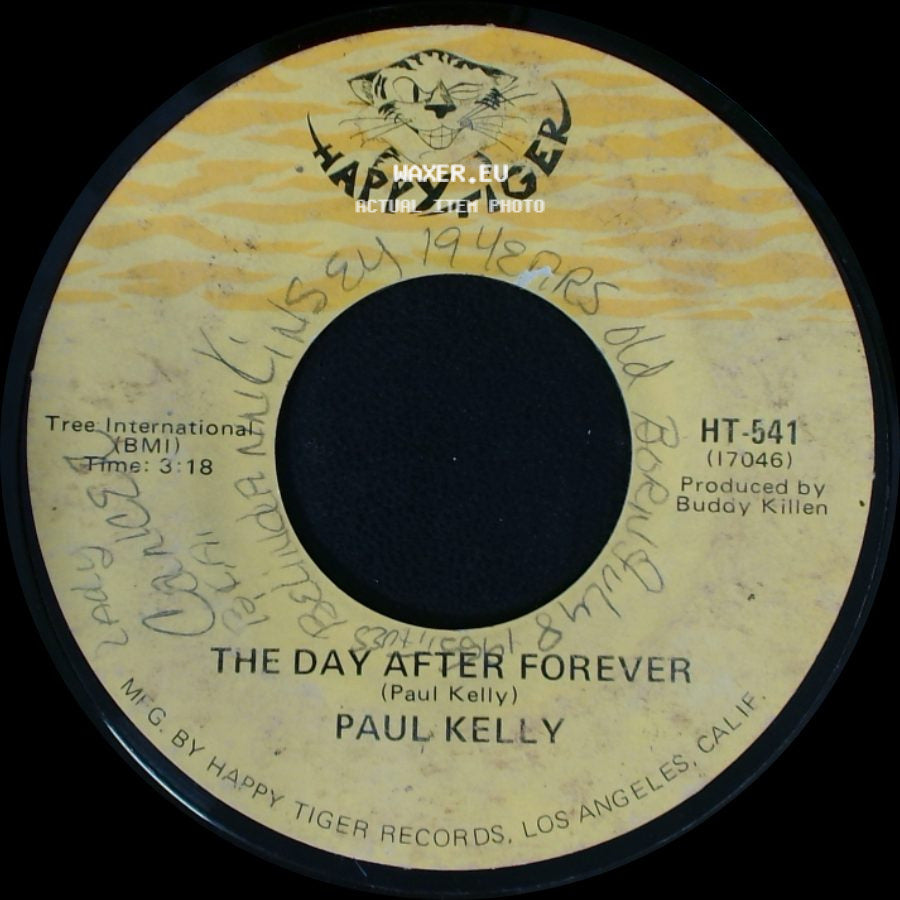 Paul Kelly - Stealing In The Name Of The Lord / The Day After Forever side B