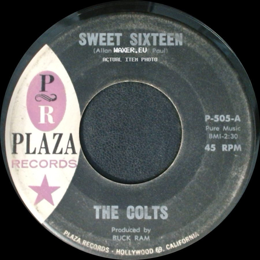 The Colts - Hey, Pretty Baby / Sweet Sixteen side B