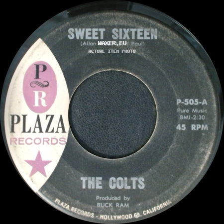 The Colts - Hey, Pretty Baby / Sweet Sixteen side B