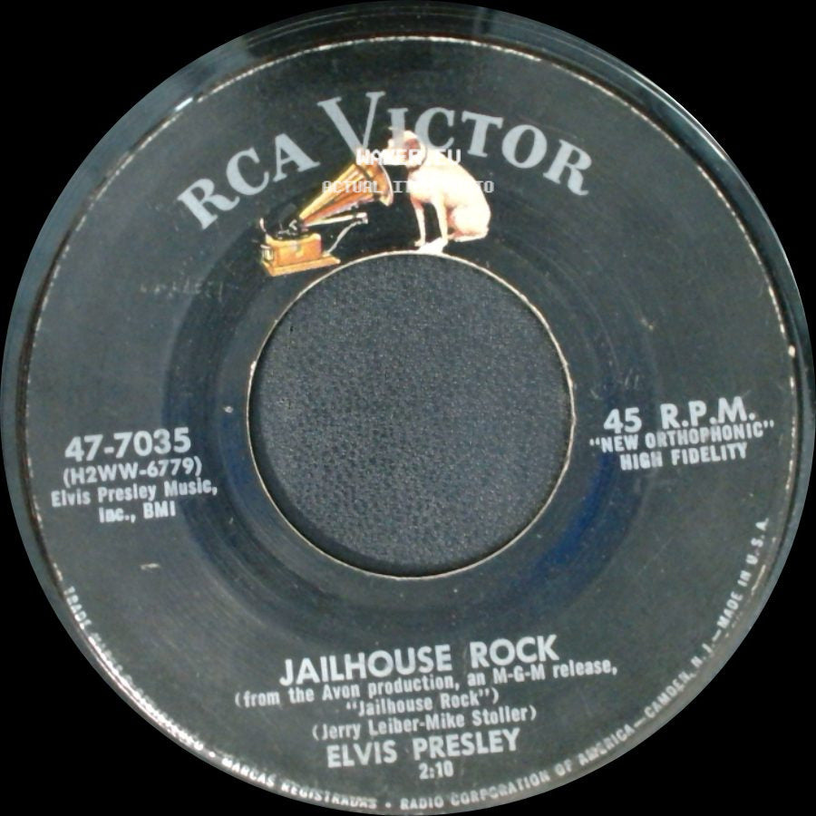 Elvis Presley - Jailhouse Rock / Treat Me Nice side A