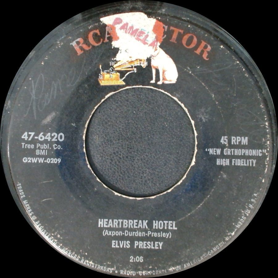 Elvis Presley - Heartbreak Hotel / I Was The One side A