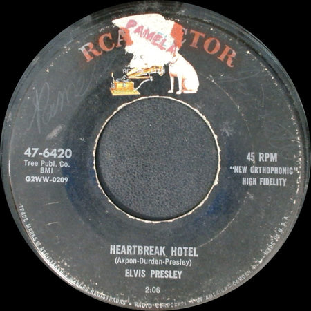 Elvis Presley - Heartbreak Hotel / I Was The One side A