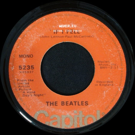 The Beatles - And I Love Her / If I Fell side B
