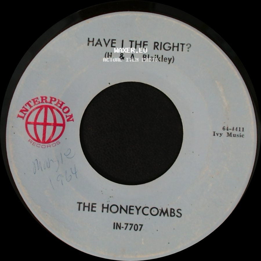 The Honeycombs / The Yardcombs - Have I The Right? / Please Don't Pretend Again side A