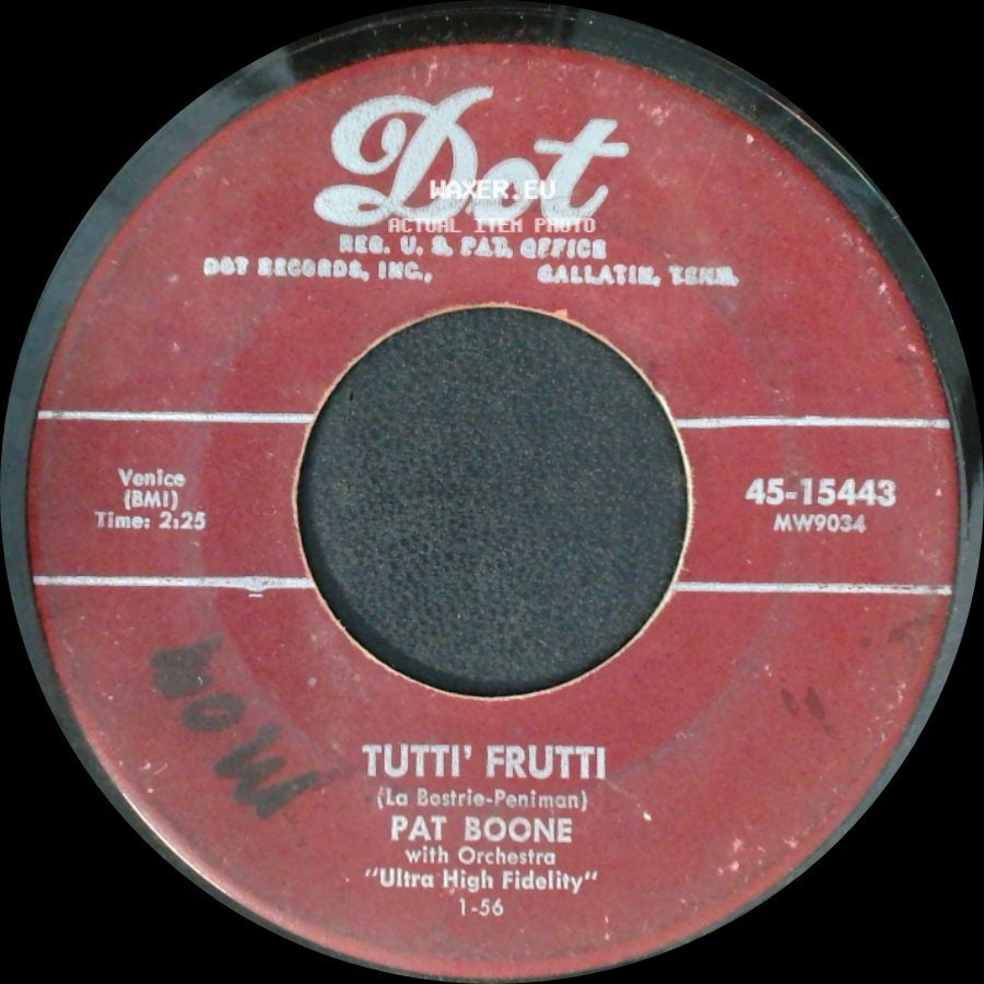 Pat Boone - Tutti' Frutti / I'll Be Home side A