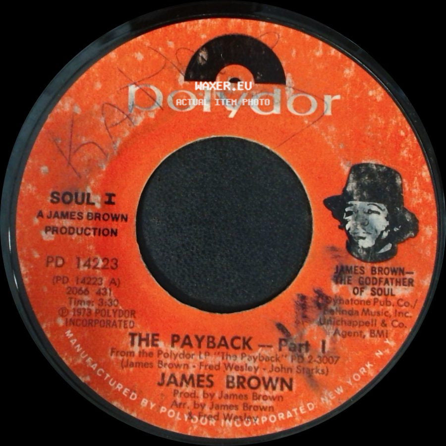 James Brown - The Payback - Part I / The Payback - Part Ii side A