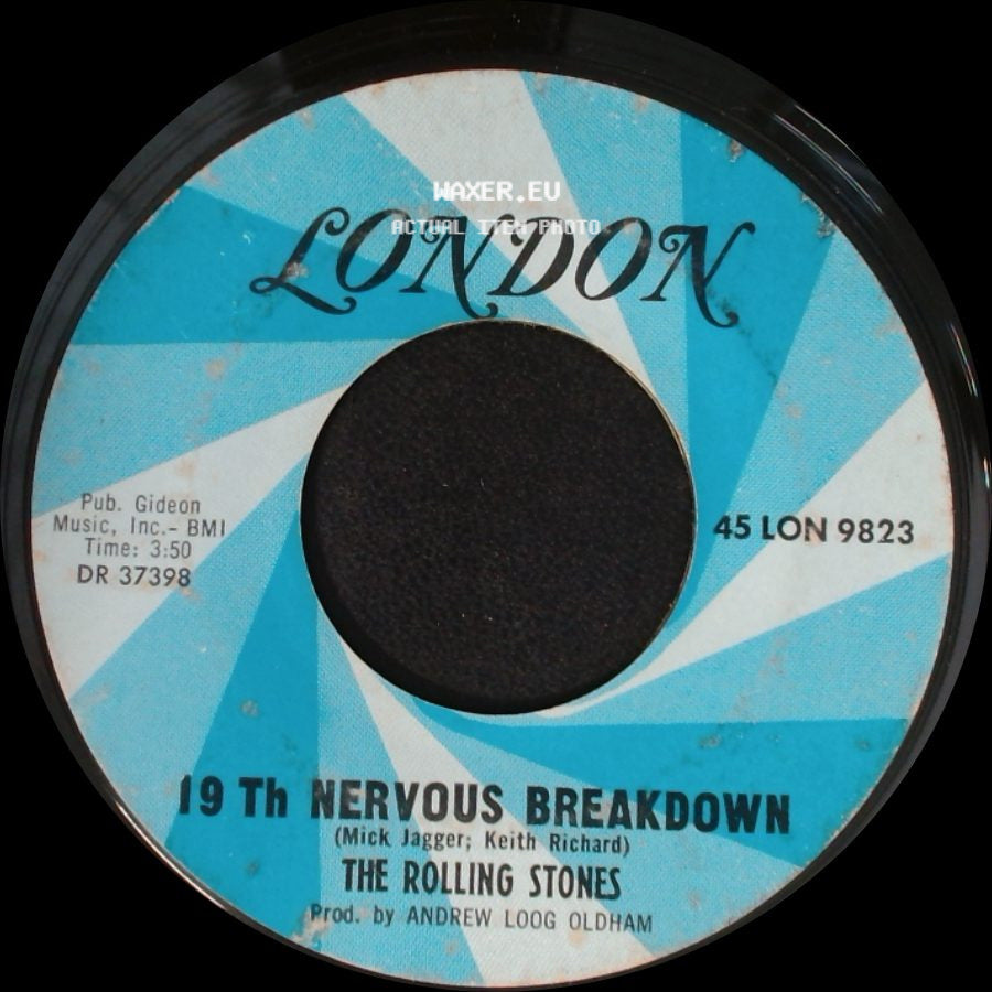 The Rolling Stones - 19 Th Nervous Breakdown / Sad Day side A