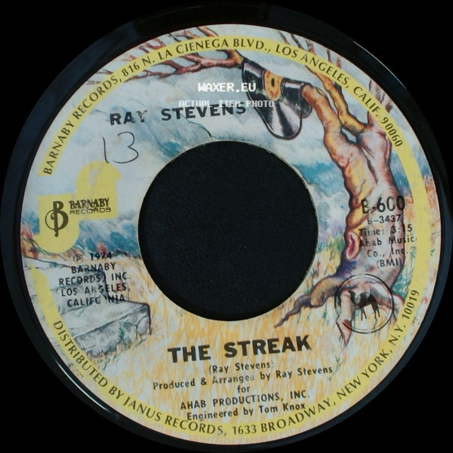 Ray Stevens - You've Got The Music Inside / The Streak side B