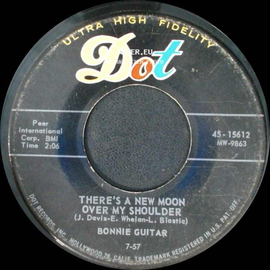 Bonnie Guitar - Mister Fire Eyes / There's A New Moon Over My Shoulder side B