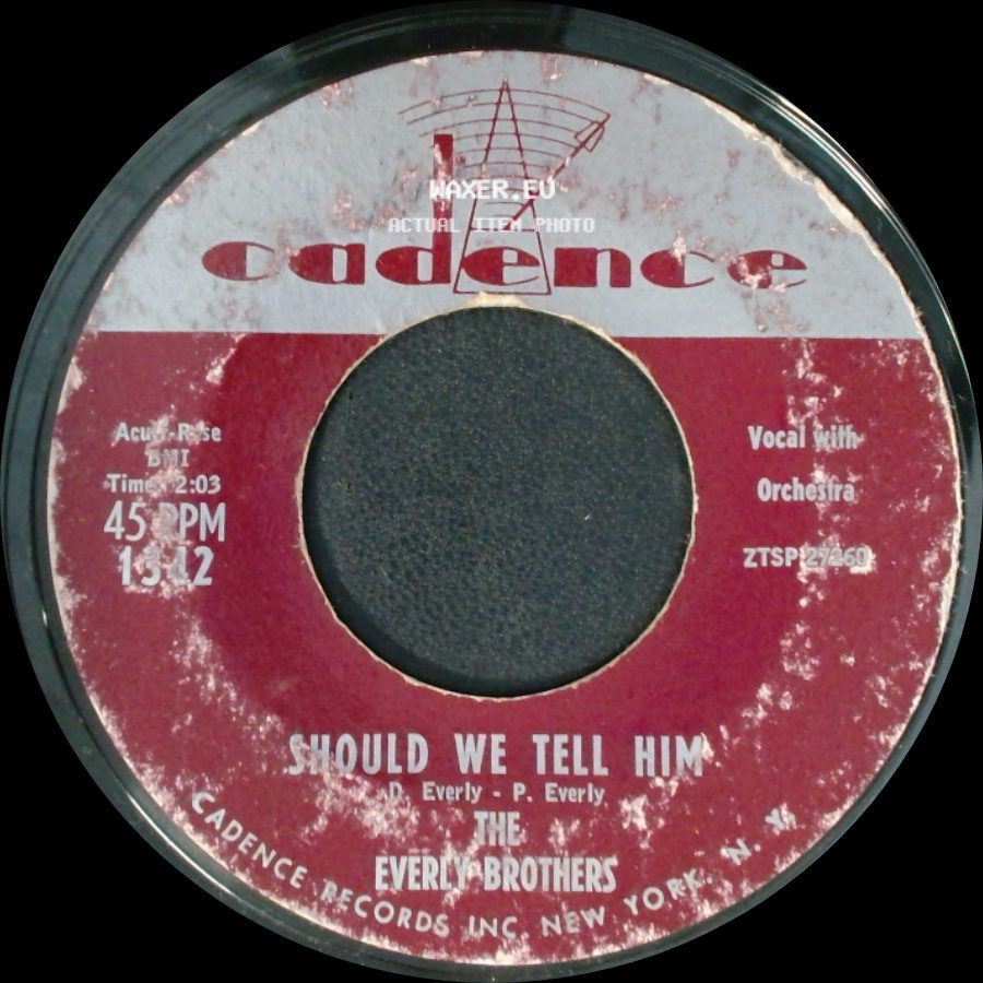 The Everly Brothers - This Little Girl Of Mine / Should We Tell Him side B