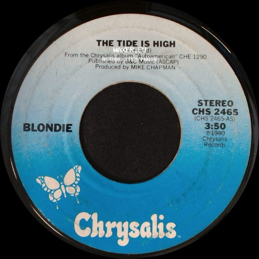 Blondie - The Tide Is High / Suzy And Jeffrey side A