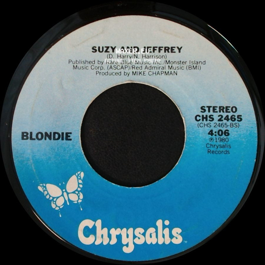 Blondie - The Tide Is High / Suzy And Jeffrey side B