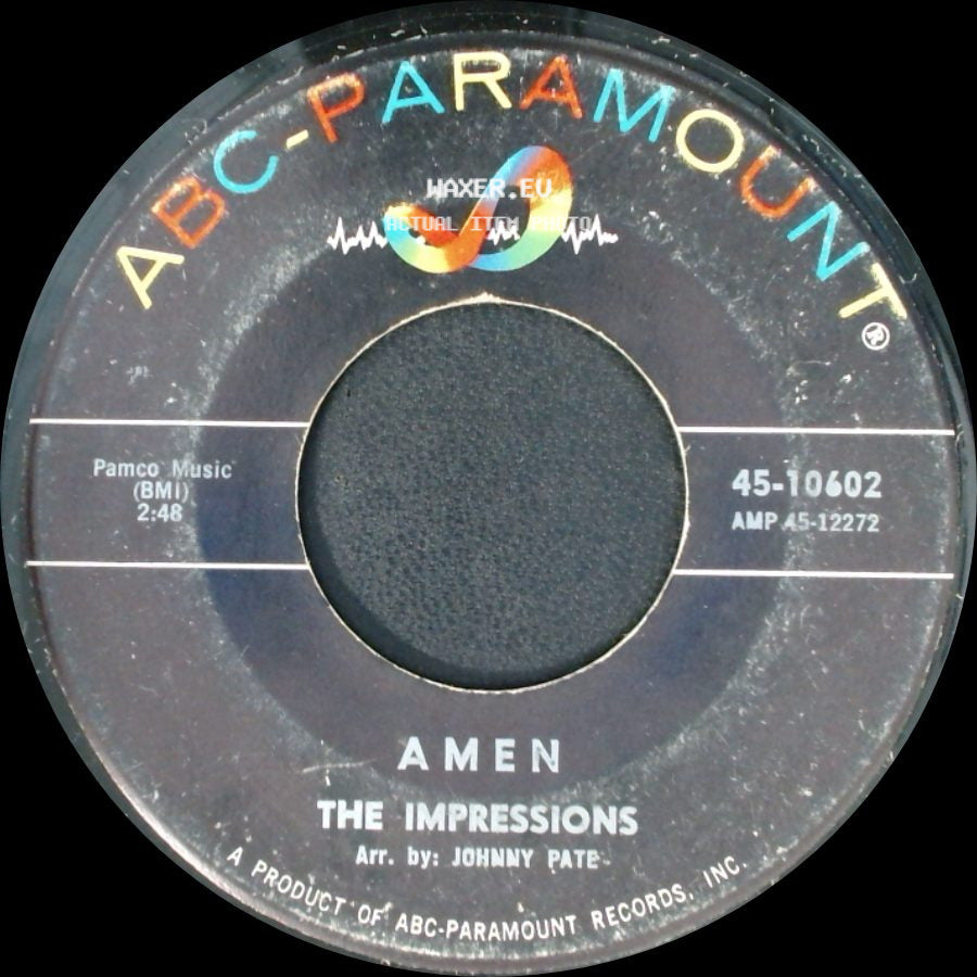 The Impressions - Amen / Long, Long Winter side A