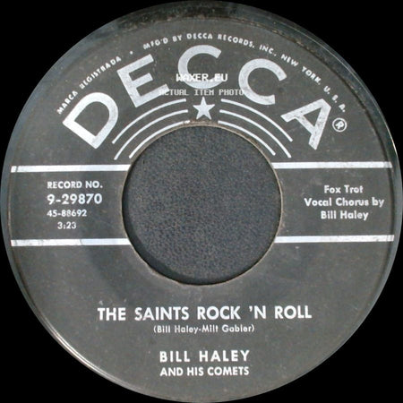 Bill Haley And His Comets - The Saints Rock 'n Roll / R-O-C-K side A