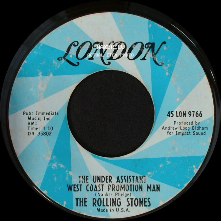 The Rolling Stones - (I Can't Get No) Satisfaction / The Under Assistant West Coast Promotion Man side B
