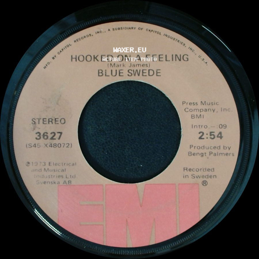Blue Swede - Gotta Have Your Love / Hooked On A Feeling side B