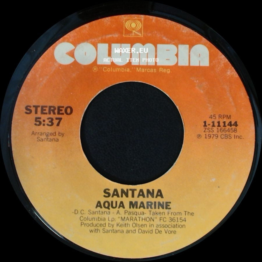 Santana - You Know That I Love You / Aqua Marine side B